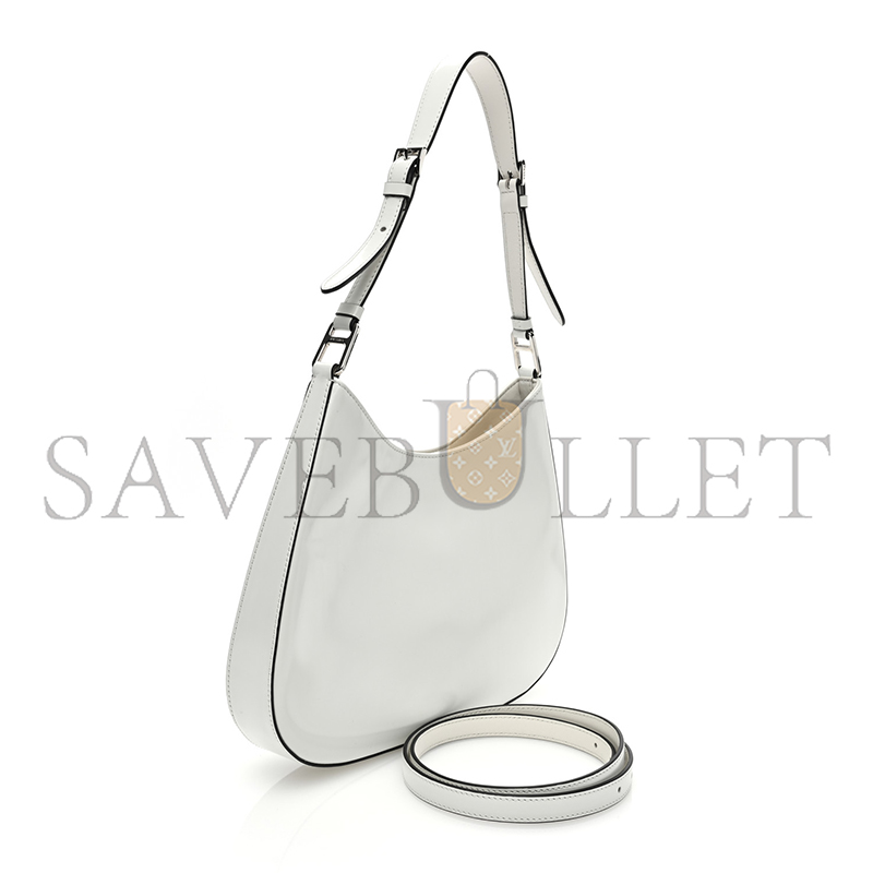 Pra*a cleo brushed leather shoulder bag 1bc499 (30*18.5*4cm)